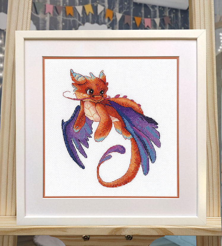 Kit de punto de cruz. Dragon-2 - 1555 OVEN