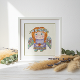 Kit de punto de cruz. Spring Angel - 1544 OVEN