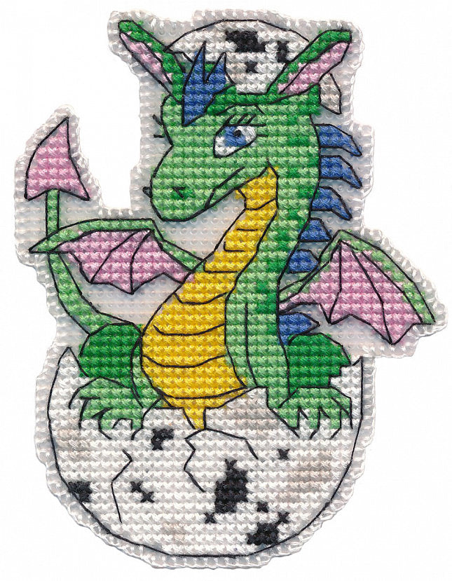 Dragon-2. Aimant - 1566 FOUR - Kit de point de croix