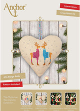Festive Door Hanger Reindeer - Anchor - Cross Stitch Kit