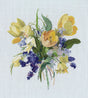 Kit de Punto de Cruz. Spring Bouquet 1542  de la marca OVEN