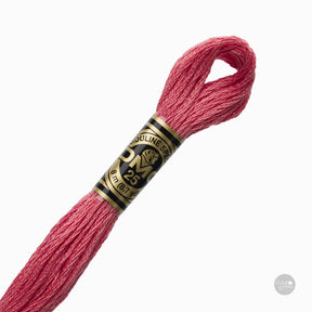 Hilo de bordado DMC Mouliné Spécial 117MC color 3712 algodón mercerizado de 8 metros