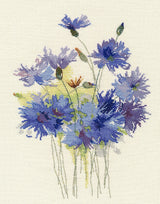 Kit de Punto de Cruz. Blueflowers 1541 de la marca OVEN