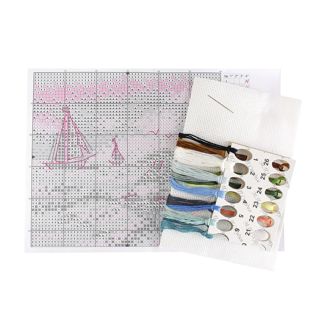 Cross Stitch Kit 'On the Sea Wave' - SM-642 MP Studio