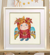 Cross stitch kit. Autumn Angel - 1546 OVEN