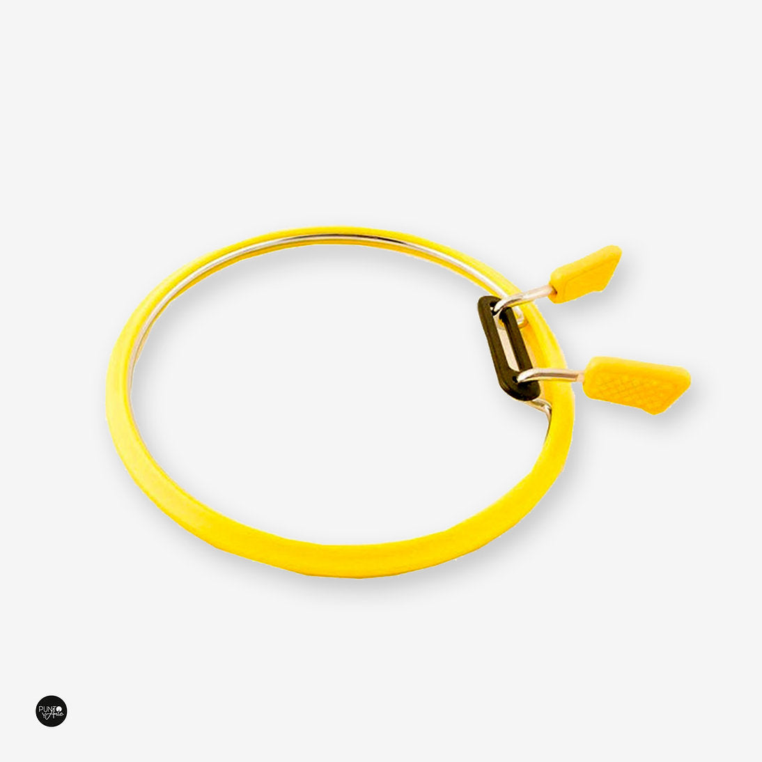 Nurge 160 Flexible Hoop in Yellow: Light Up Your Embroidery Projects with Ease and Precision