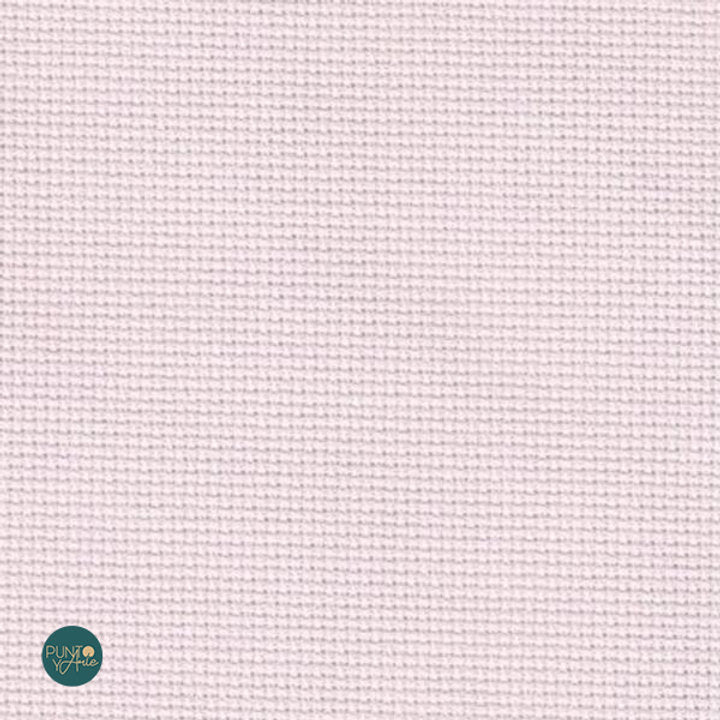Tela AIDA 20 ct. color Rosa Blush de ZWEIGART para punto de cruz