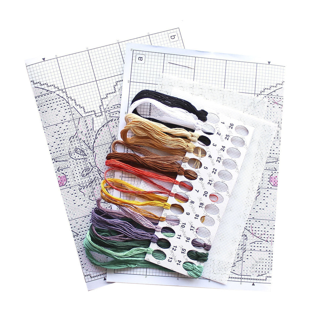 Vista adicional de Kit de punto de cruz MP Studia SR-830 – . Scarecrow 16x12 cm