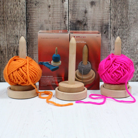 Rotating Wool and Yarn Holder - Nurge: Tangle-Free Knitting