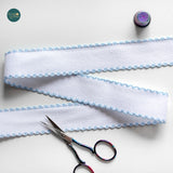 Entredos Ribbon 30 mm - Aida 14ct. with Light Blue Trim by ZWEIGART 7003/151