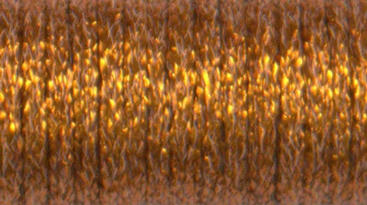 150V (#4) Kreinik Vintage Amber Thread - Very Fine