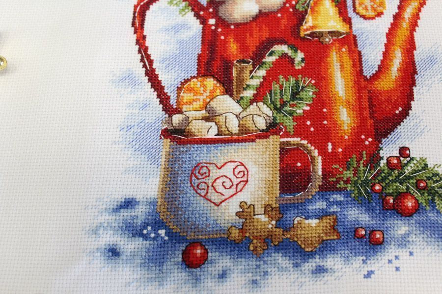 Festive tea party - MP Studia SNV-844 - Cross stitch kit