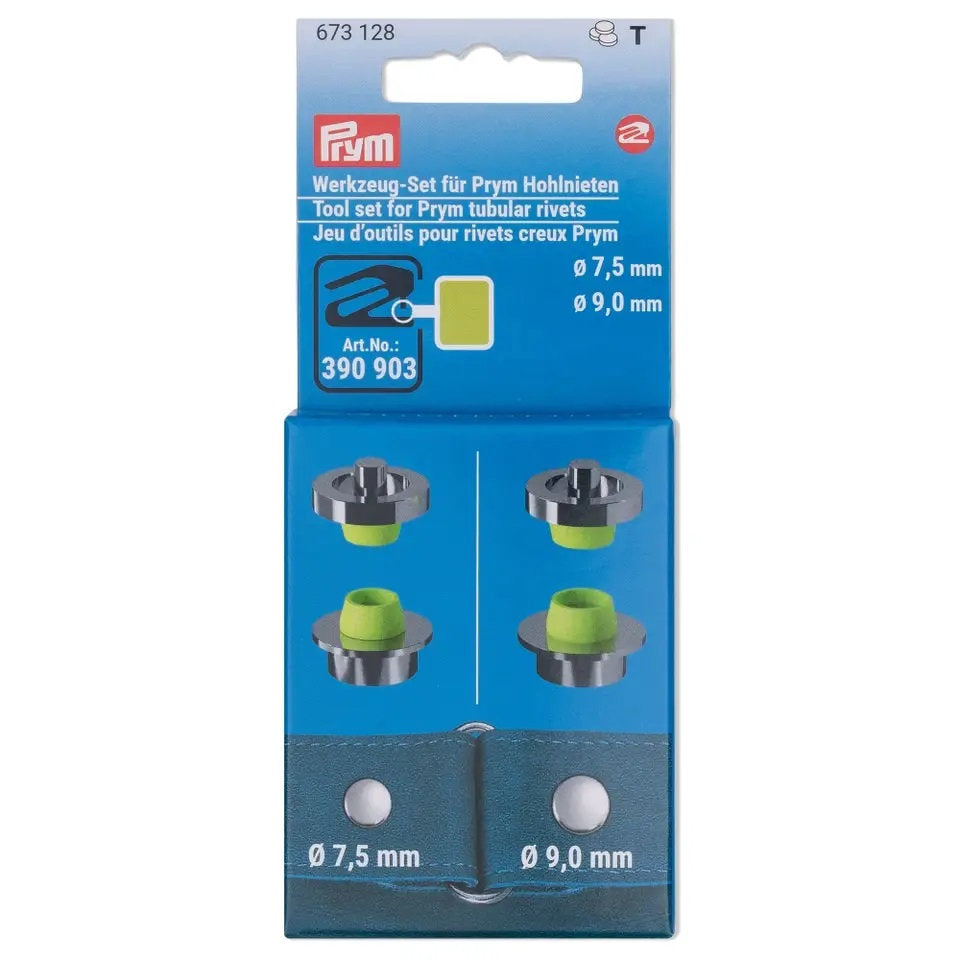 Juego de Herramientas para Remaches Ø 7.5 mm; Ø 9 mm Prym 673128 - accesorio Prym para cierres y accesorios de prendas