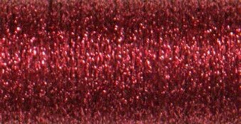 031L (#4) Kreinik Berry Red Holo Yarn - Très fin