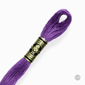 Hilo DMC de bordado Mouliné Spécial 117MC color 3837 algodón mercerizado de 8 metros