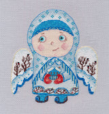 Cross stitch kit. Winter Angel - 1547 OVEN