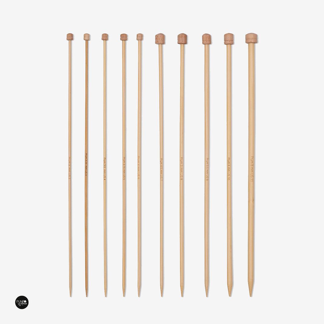 Set de Agujas de Bambú para Tricotar 33 cm de Prym 222930
