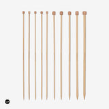 Set d'aiguilles à tricoter en bambou 33 cm par Prym 222930