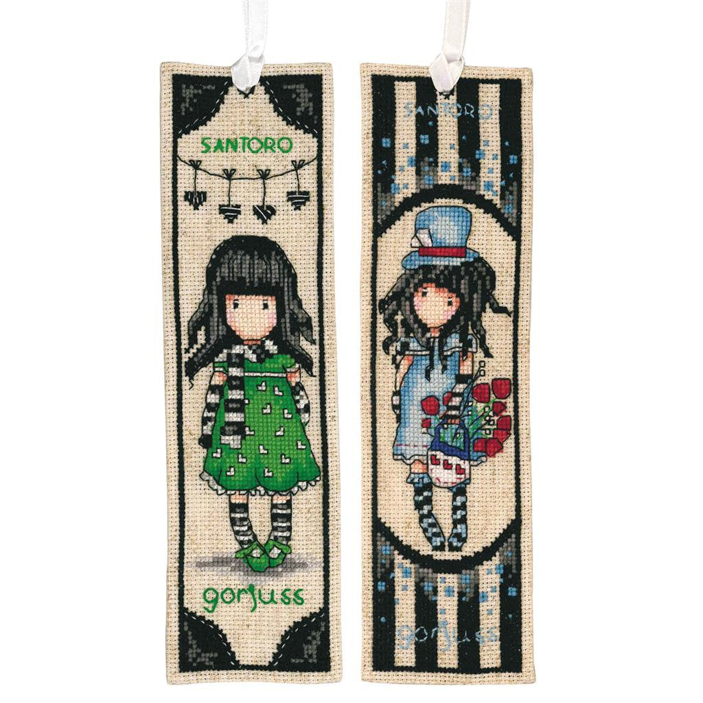 Gorjuss set of 2 - Vervaco - Cross stitch kit PN-0203338