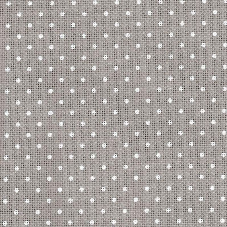 Aida fabric 20 ct. ZWEIGART - Color Taupe 3189 - Premium Quality for Detailed Cross Stitch Projects 3326/3189
