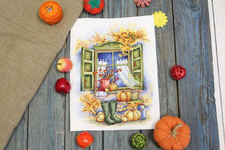 Autumn is on the Doorstep - SNV-784 MP Studio - Cross Stitch Kit