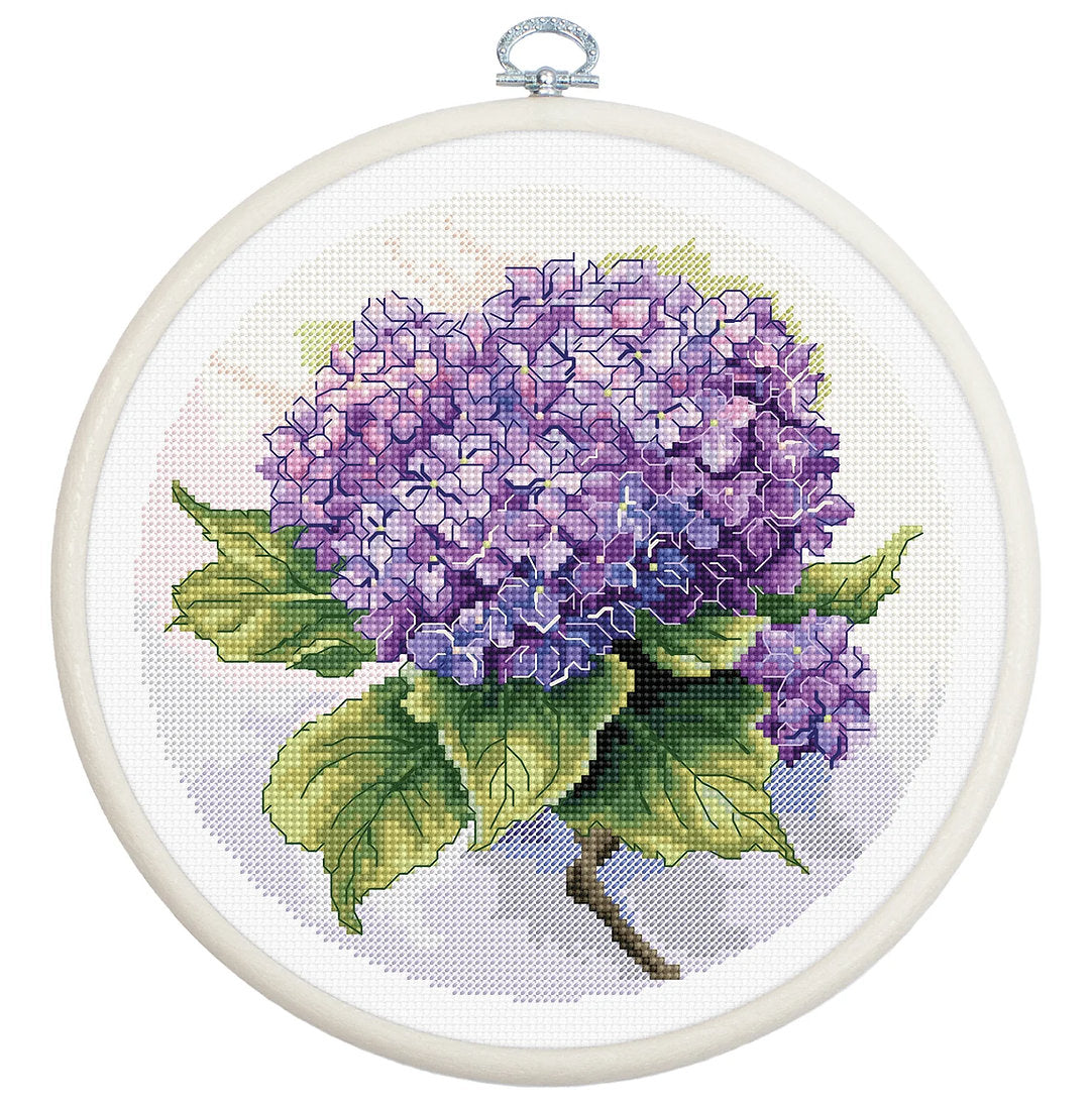 Kit de point de croix - Hortensia - BC225 Luca-S