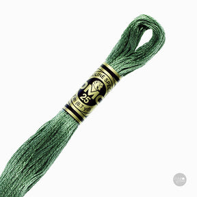 Hilo de bordado DMC Mouliné Spécial 117MC color 367 algodón mercerizado de 8 metros