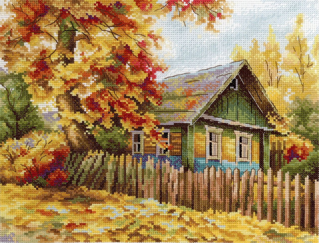 'House on the Hill' Cross Stitch Kit - SNV-839 MP Studia