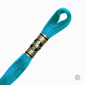 Hilo DMC de bordado Mouliné Spécial 117MC color 3844 algodón mercerizado de 8 metros