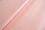 Tissu Belfast 32 ct. Shine - Powder Pink Splash par Zweigart - Tissu au point de croix 100% lin (3609/4279)