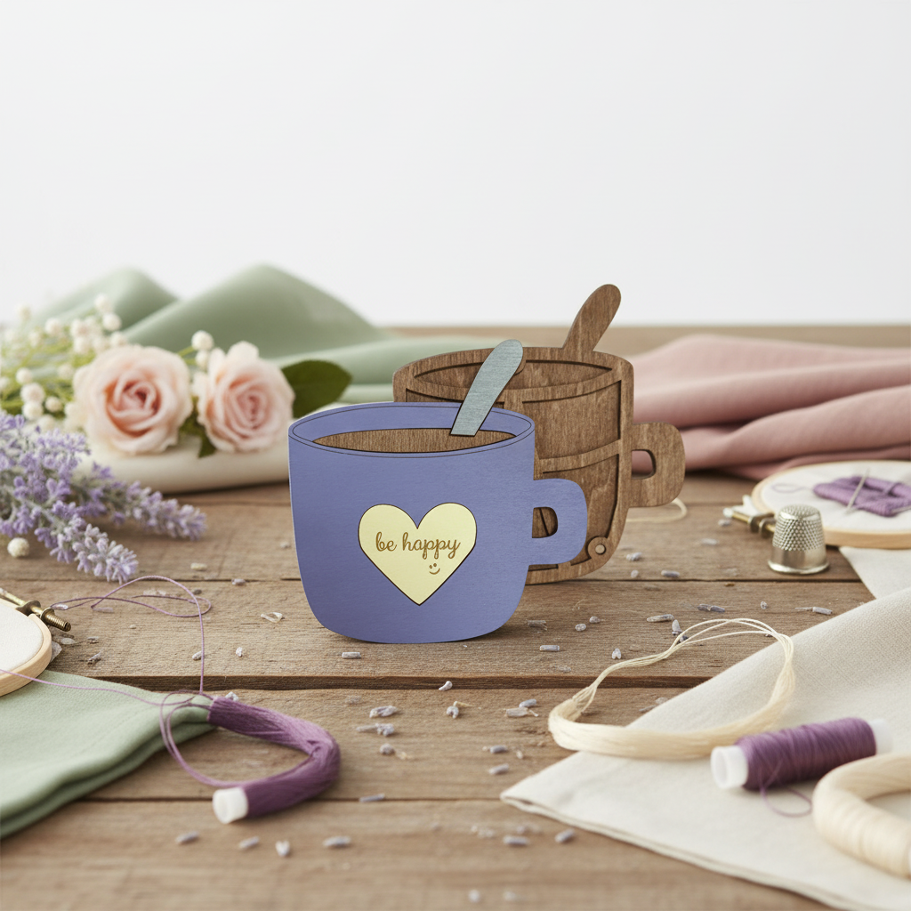 Coupe violette. Organisateur pour perles et perles par Wizardi KF027/92