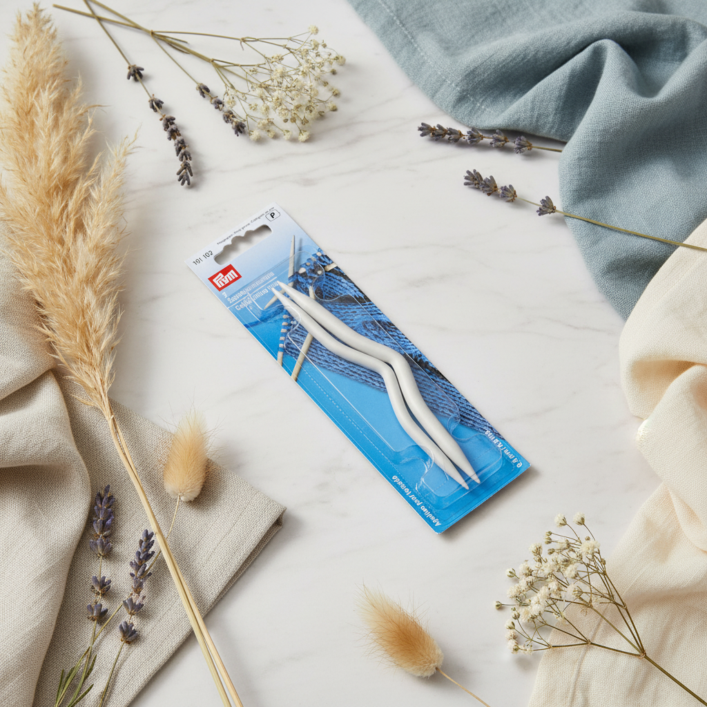 Aiguilles à tricoter pour torsades Prym 191102 - Votre partenaire pour tricoter des modèles de torsades