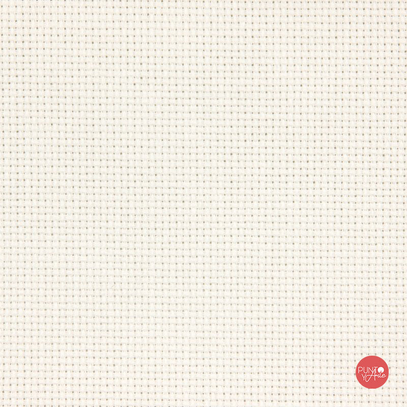 Tela Aida 14 ct Color Blanco Roto ZWEIGART para punto de cruz