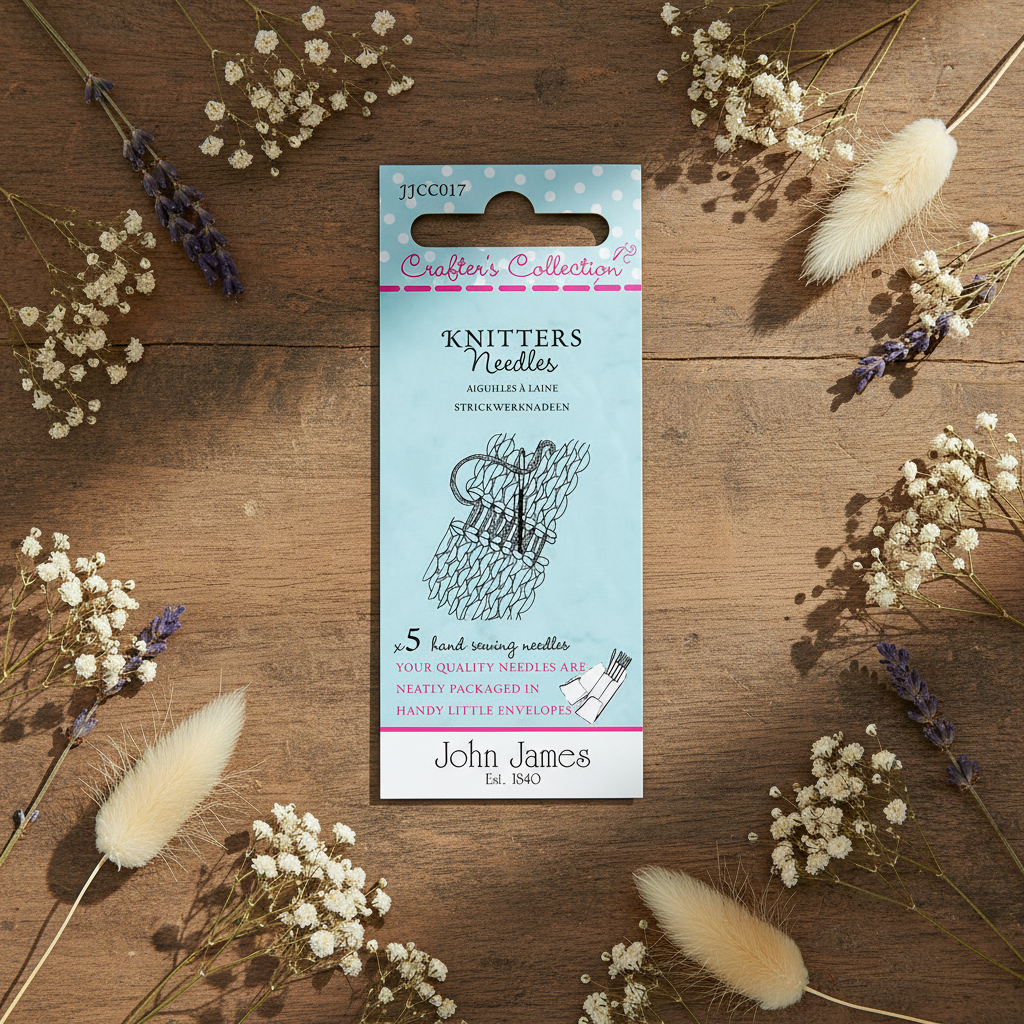 Surtido de Agujas para Tejedores - John James JJCC017: Herramientas Esenciales para Tejer
