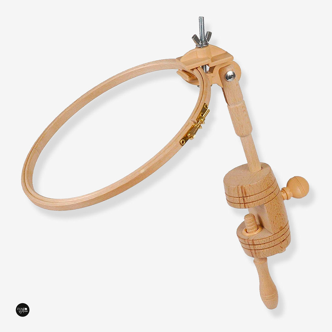Vista adicional de Soporte para bastidor Elbesee E/VCLAMP – Abrazadera de Mesa Versátil – Ideal para Bordado y Punto de Cruz
