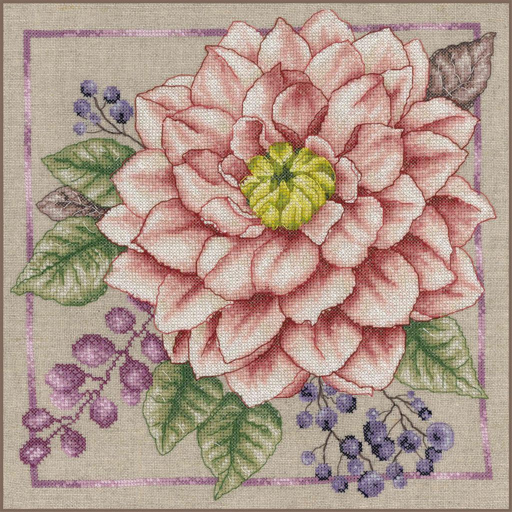 Blooming Blush - Lanarte Cross Stitch Kit PN-0199794