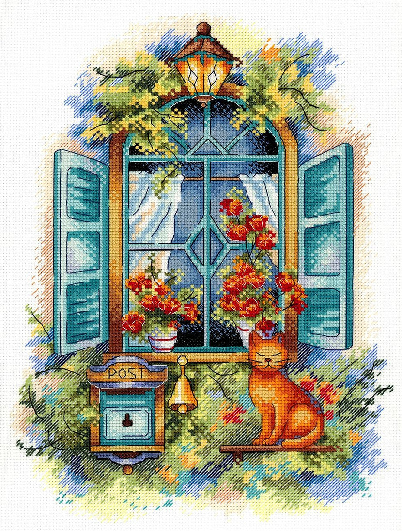 Waiting for News - SNV-783 MP Studia - Cross Stitch Kit