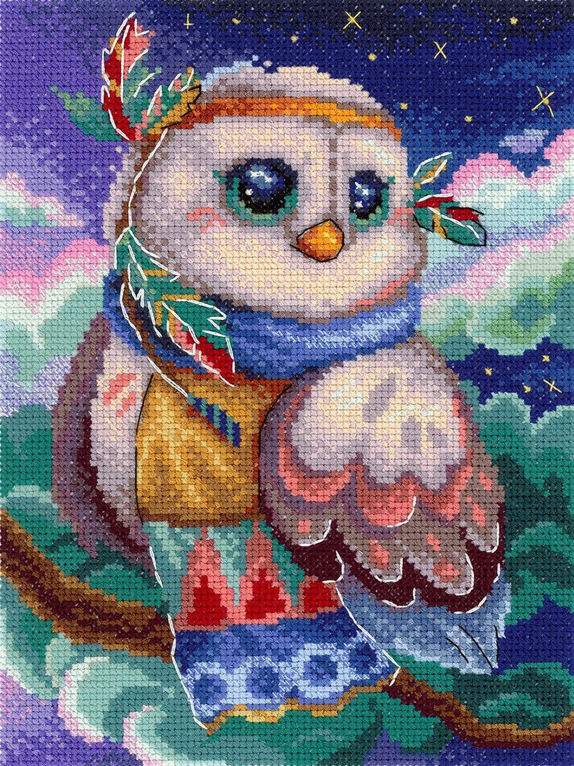 Kind Owl - SNV-805 MP Studia - Cross Stitch Kit