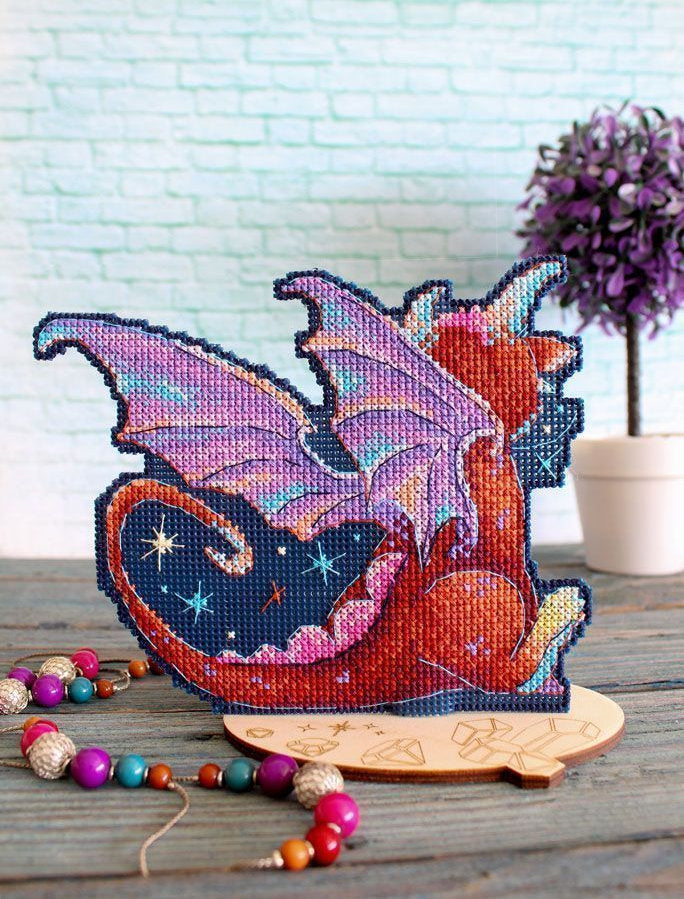 Cross Stitch Kit. Midnight Dragon - MP Studio SR-889