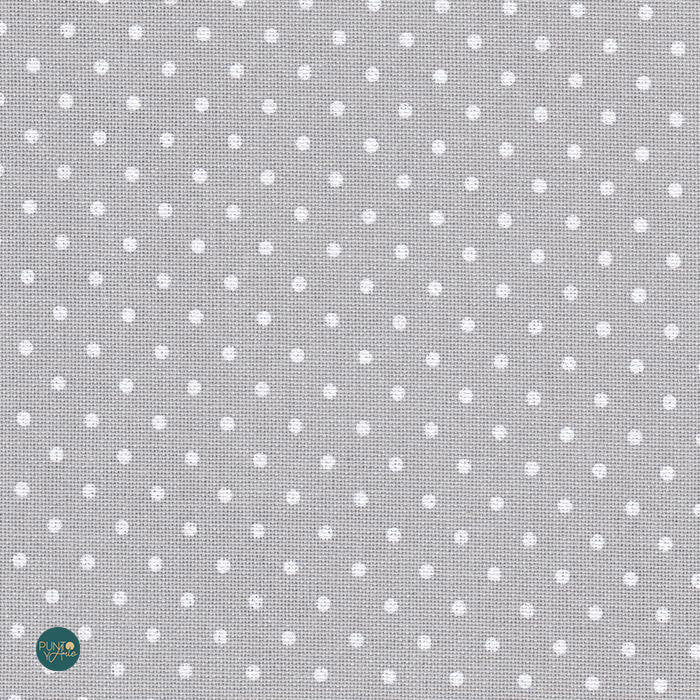 3984/7349 Murano Lugana Fabric 32 ct. Petit Point Gray by ZWEIGART