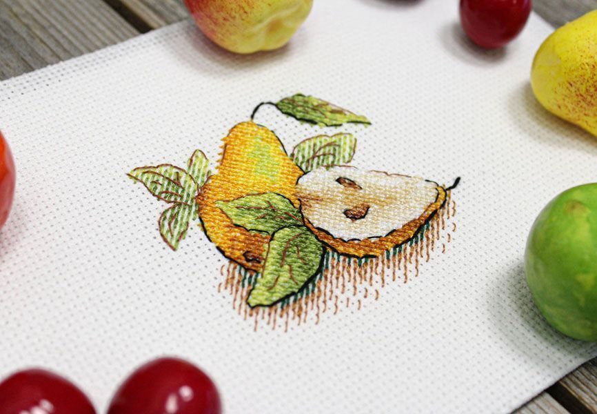 Garden pear - MP Studio SM-740 - Cross stitch kit