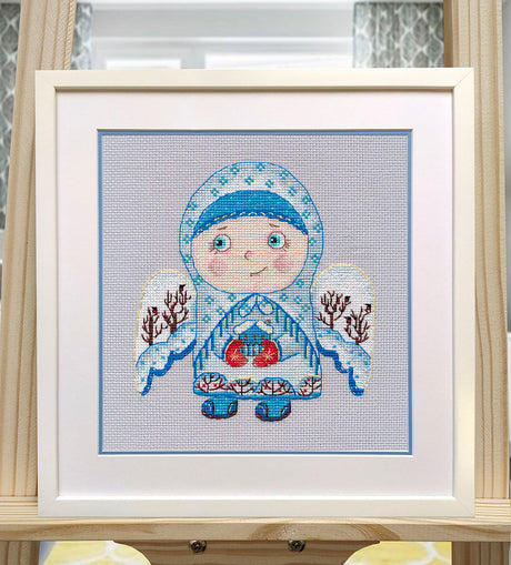 Cross stitch kit. Winter Angel - 1547 OVEN