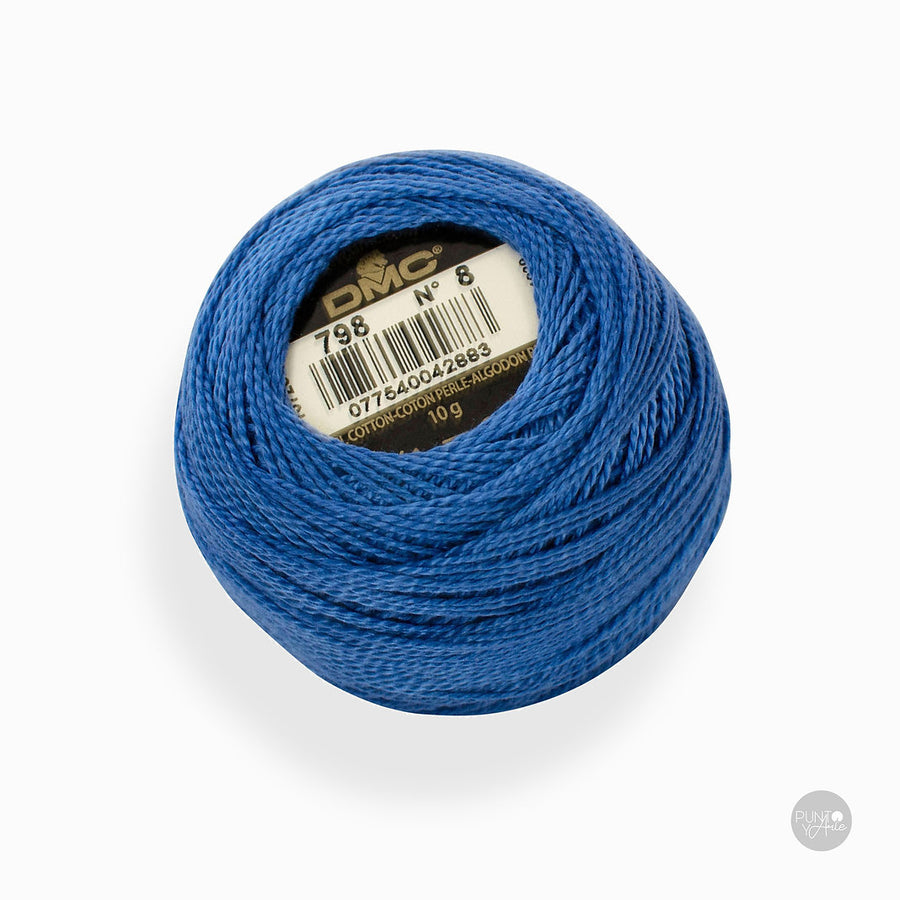 Hilo DMC Perlé 8 color BLANC