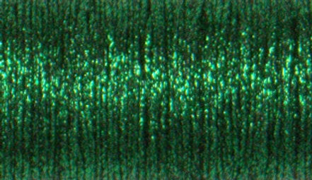 008HL Fine #8 Braid Kreinik - Green High Luster 10 m