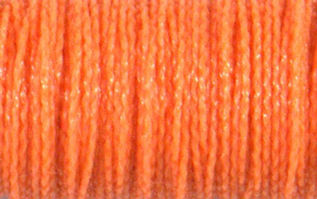 051F Fine #8 Braid Kreinik - Glow-In-The-Dark Tangerine 10 m