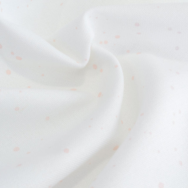 Tela Lugana Murano 32 ct Light Powder Pink Splash ZWEIGART para punto de cruz