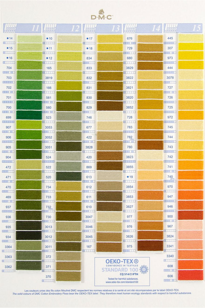 Nuancier Mouliné et Perle DMC - Comprend les 35 nouvelles couleurs Mouliné