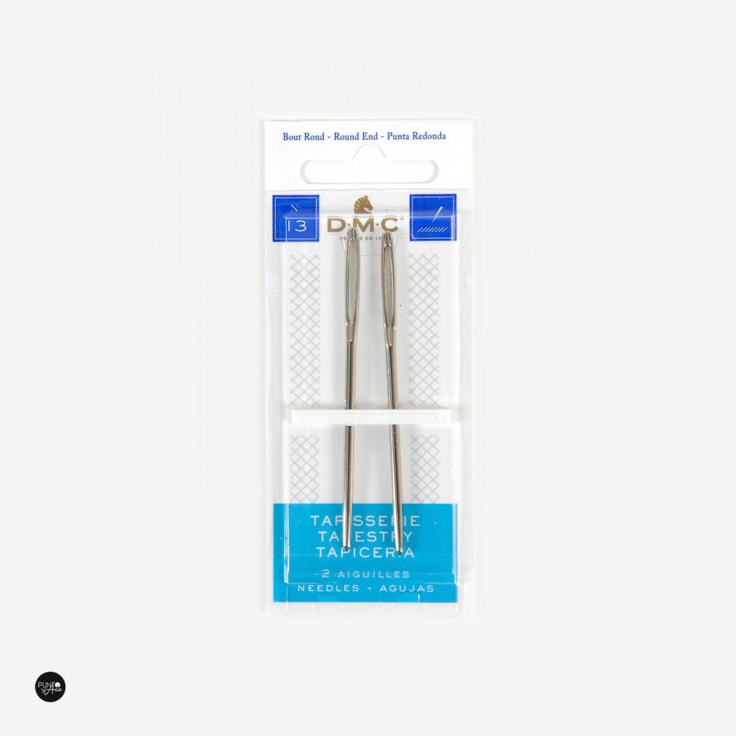 Pack of 2 Round Point DMC Tapestry Needles - Size No. 13