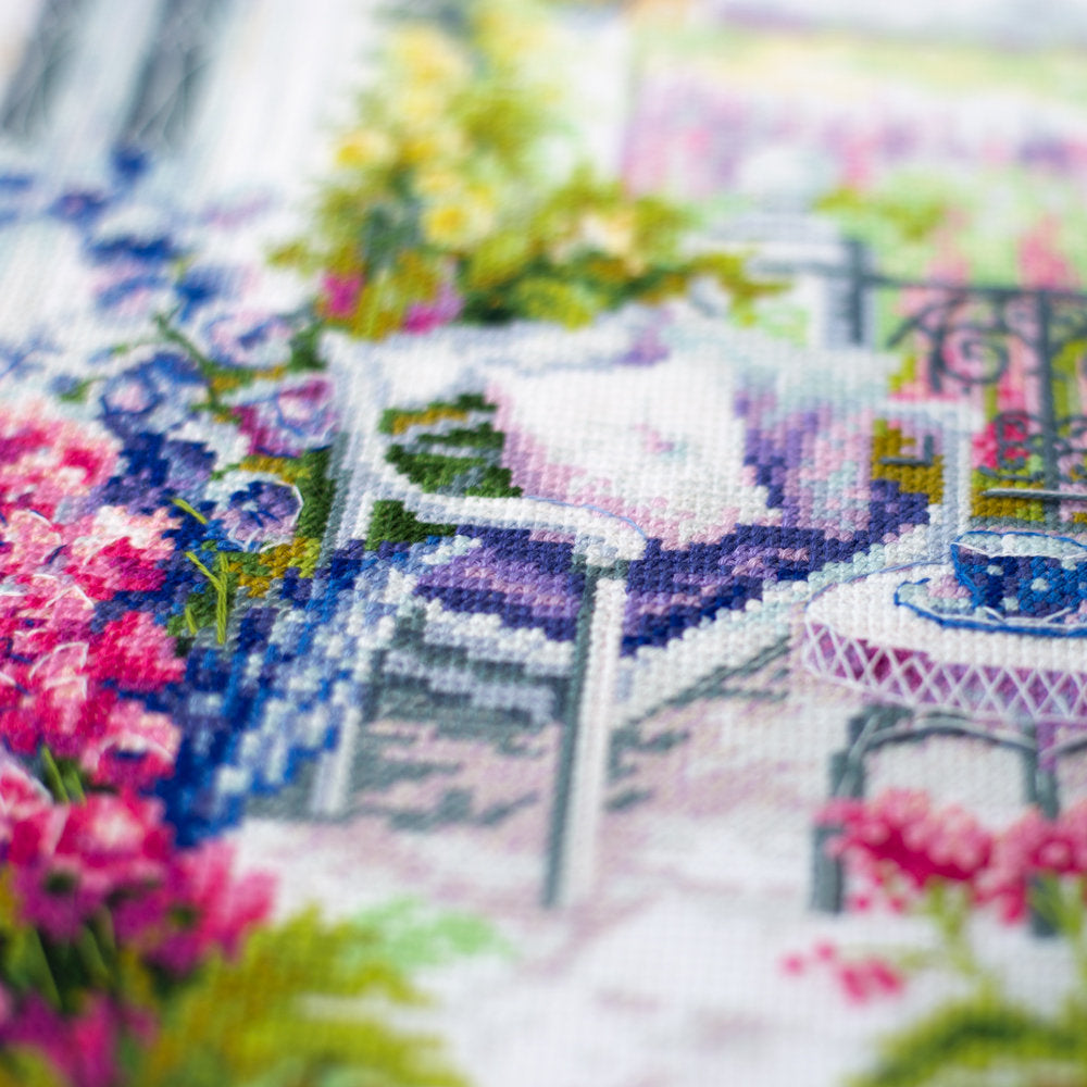 Cross Stitch Kit. Cozy Terrace - Magic Needle 210-067