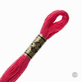 Hilo de bordado DMC Mouliné Spécial 117MC color 3705 algodón mercerizado de 8 metros